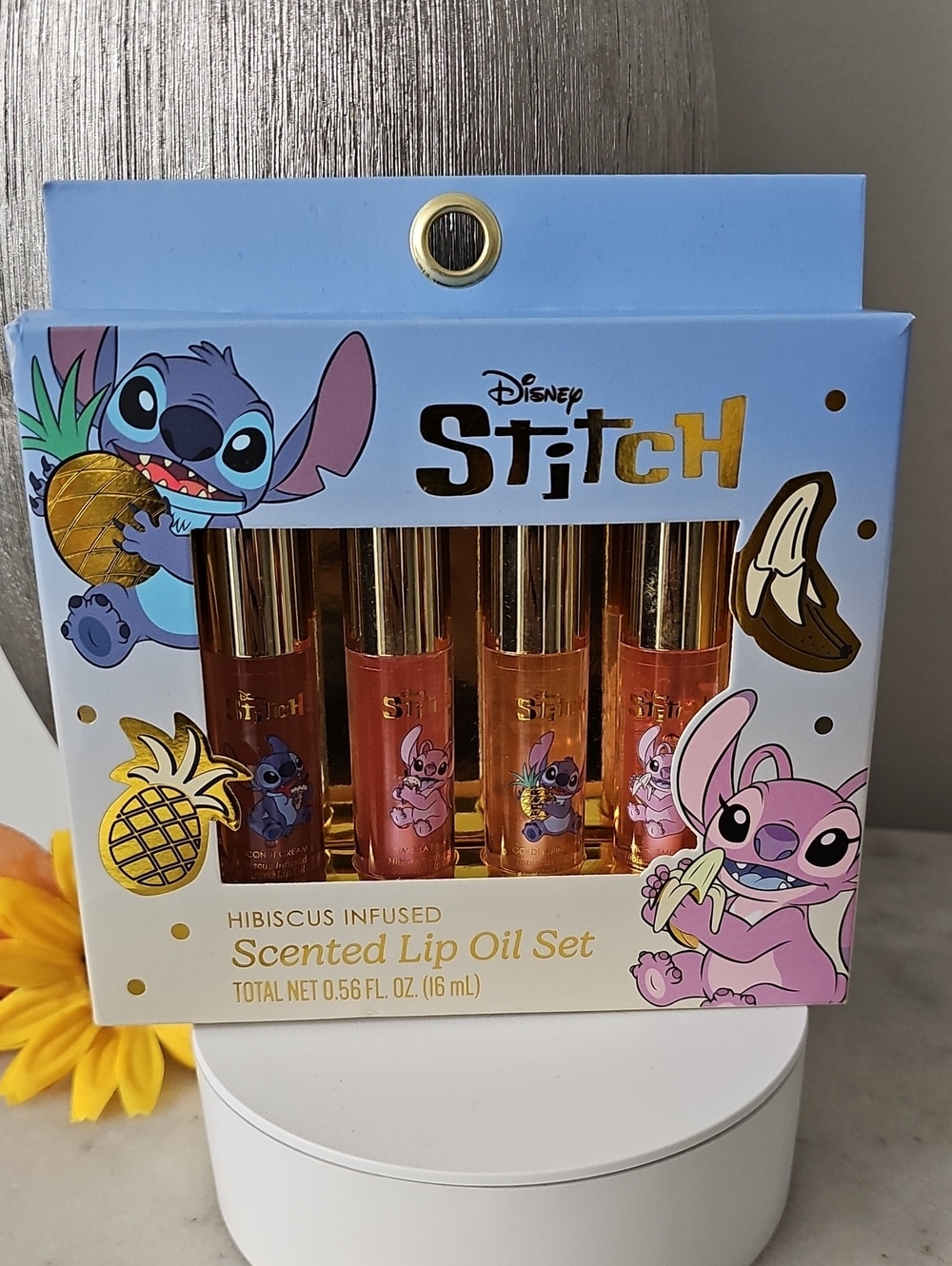 Disney Stitch Scented Lip Oil Set